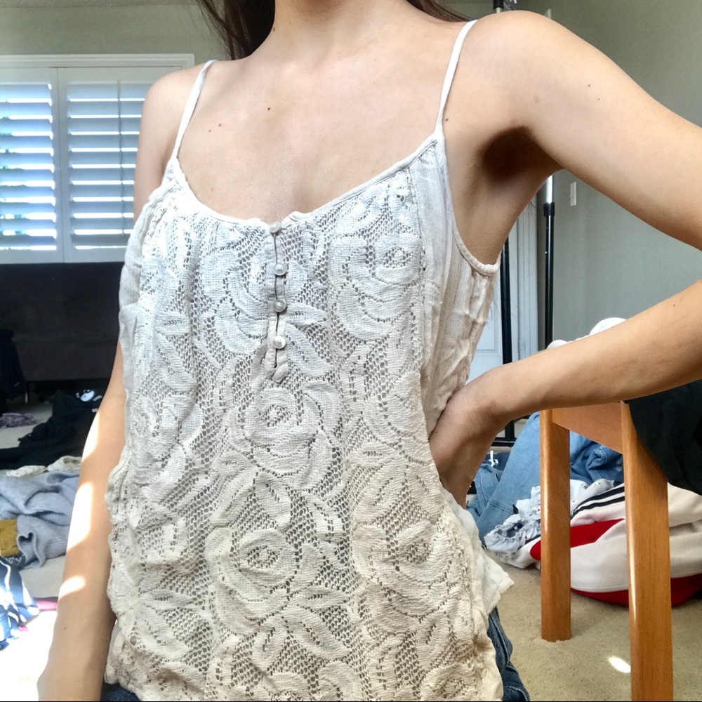 Abercrombie lace tank